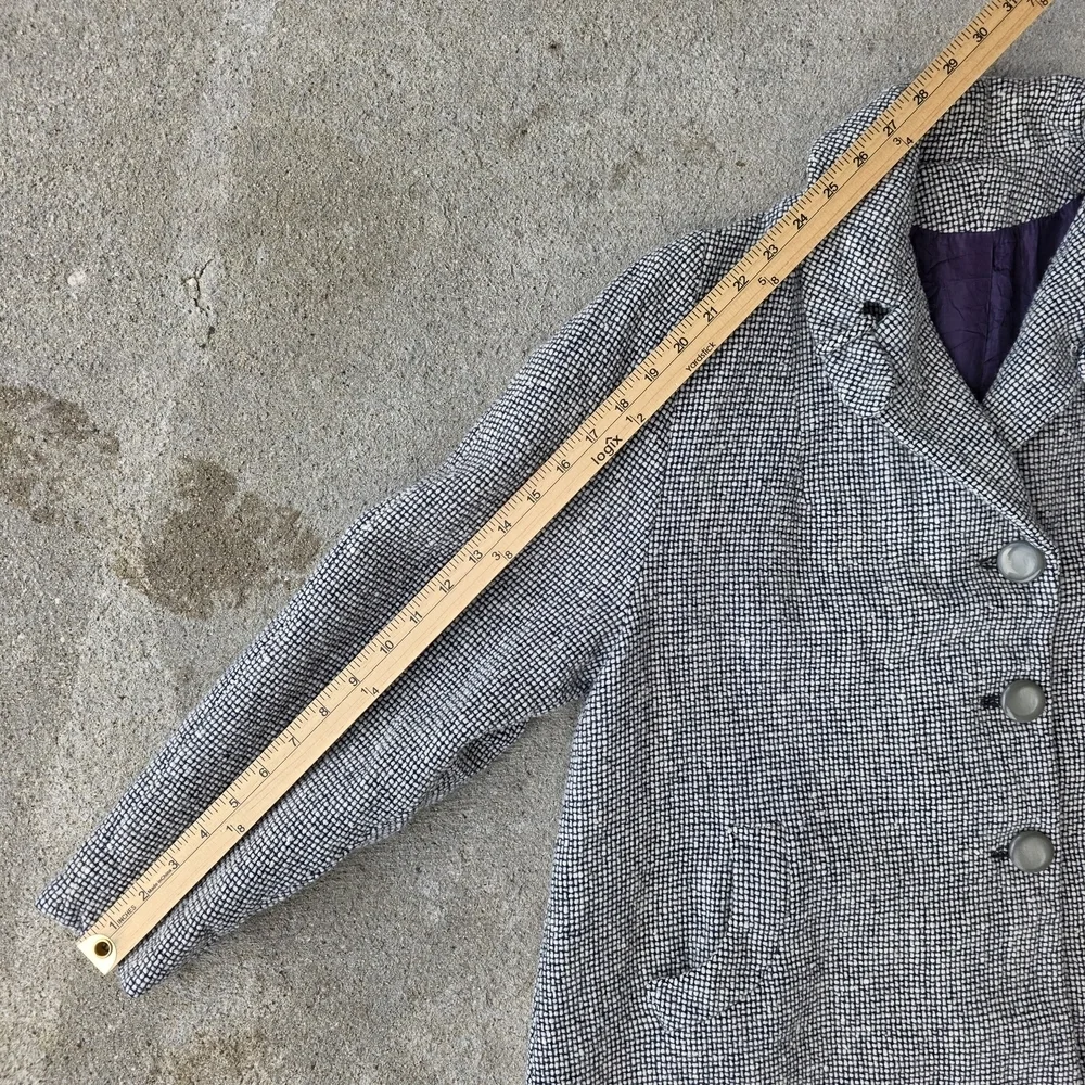 Belle Shoppe Vintage Wool Tweed Coat Women's Medium